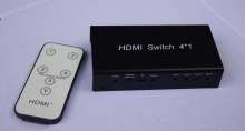 ASK HDMI 4x1 带遥控切换器 二进一出的高效影音转换解决方案